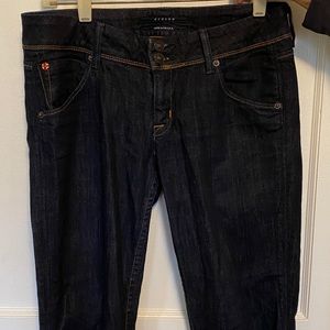 Hudson low rise skinny jeans